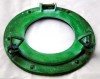 AL4859A - Porthole Mirror Aluminum Green. 9"